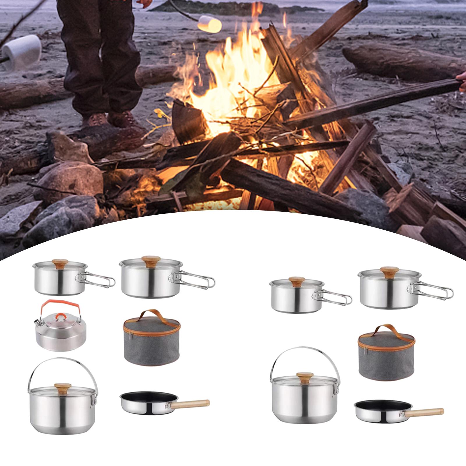 Kit de utensilios de cocina pa - Camping Lightweight Cooking Pot reseña y precio