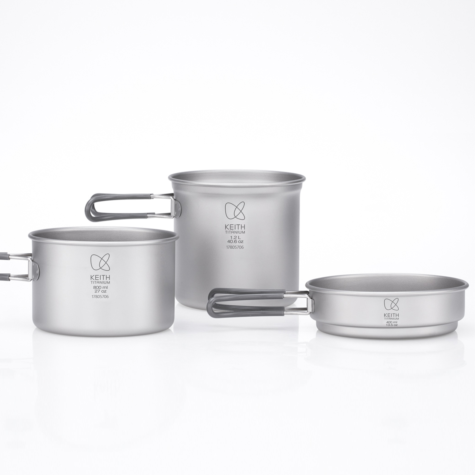 Juego de Cocina de Titanio de  - Nesting Camping Cooking Set reseña y precio