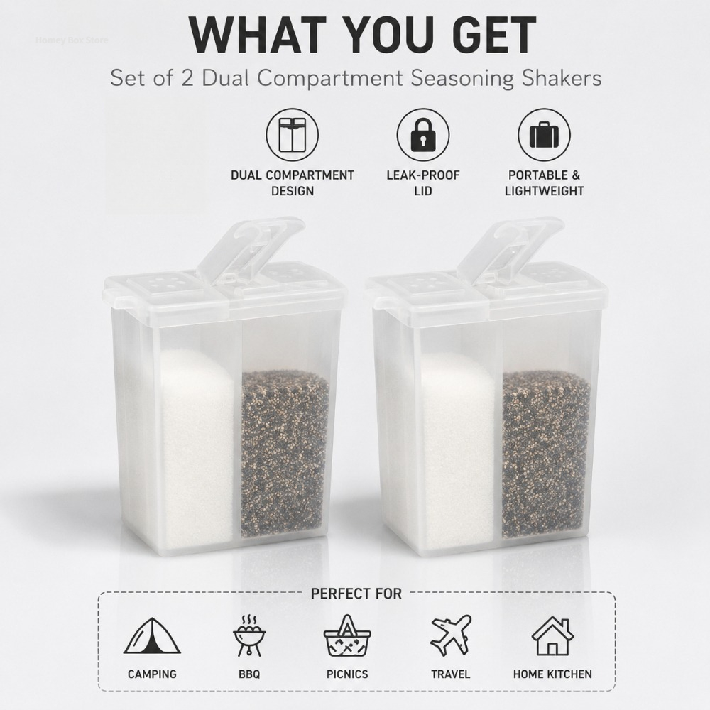 Tarro de especias multiusos 2  - Camping Cooking Options reseña y precio