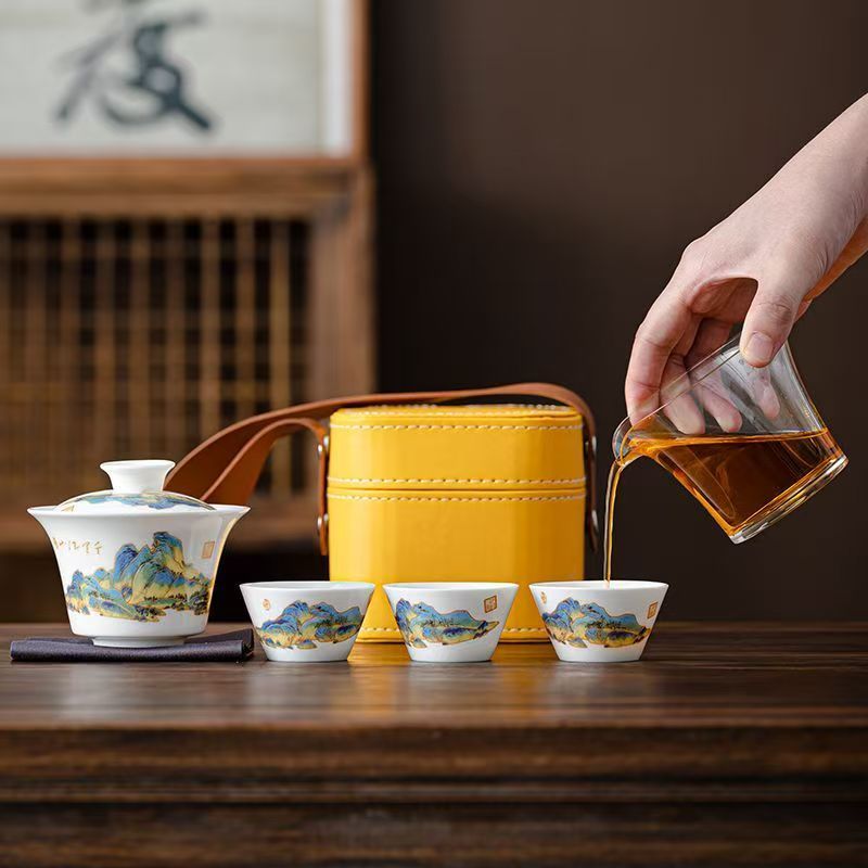 Juego de Té de Porcelana Blanc - Camping Cooking Can reseña y precio