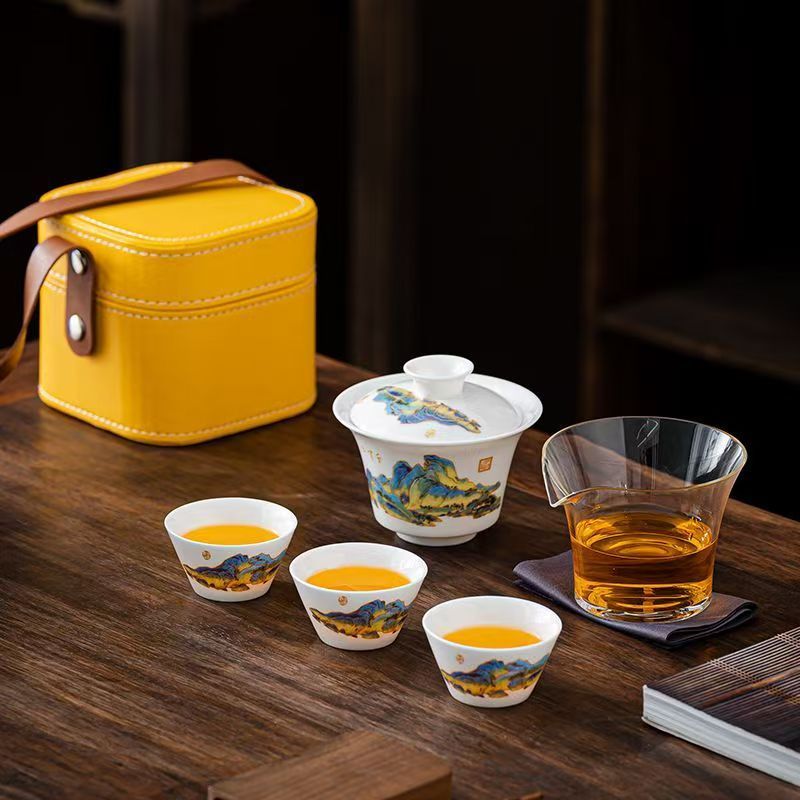 Juego de Té de Porcelana Blanc - Camping Cooking Can reseña y precio