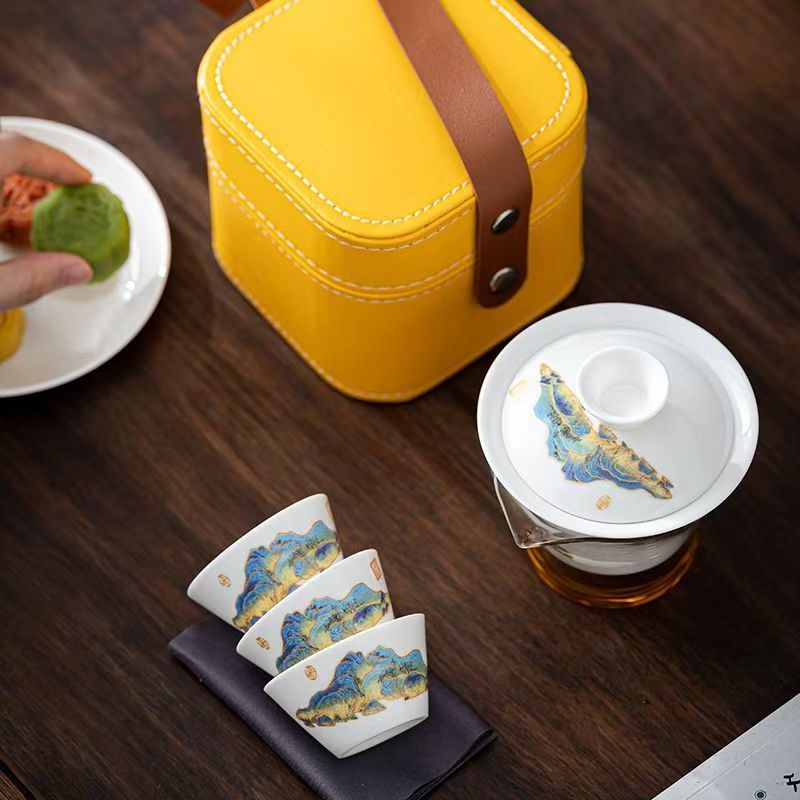 Juego de Té de Porcelana Blanc - Camping Cooking Can reseña y precio
