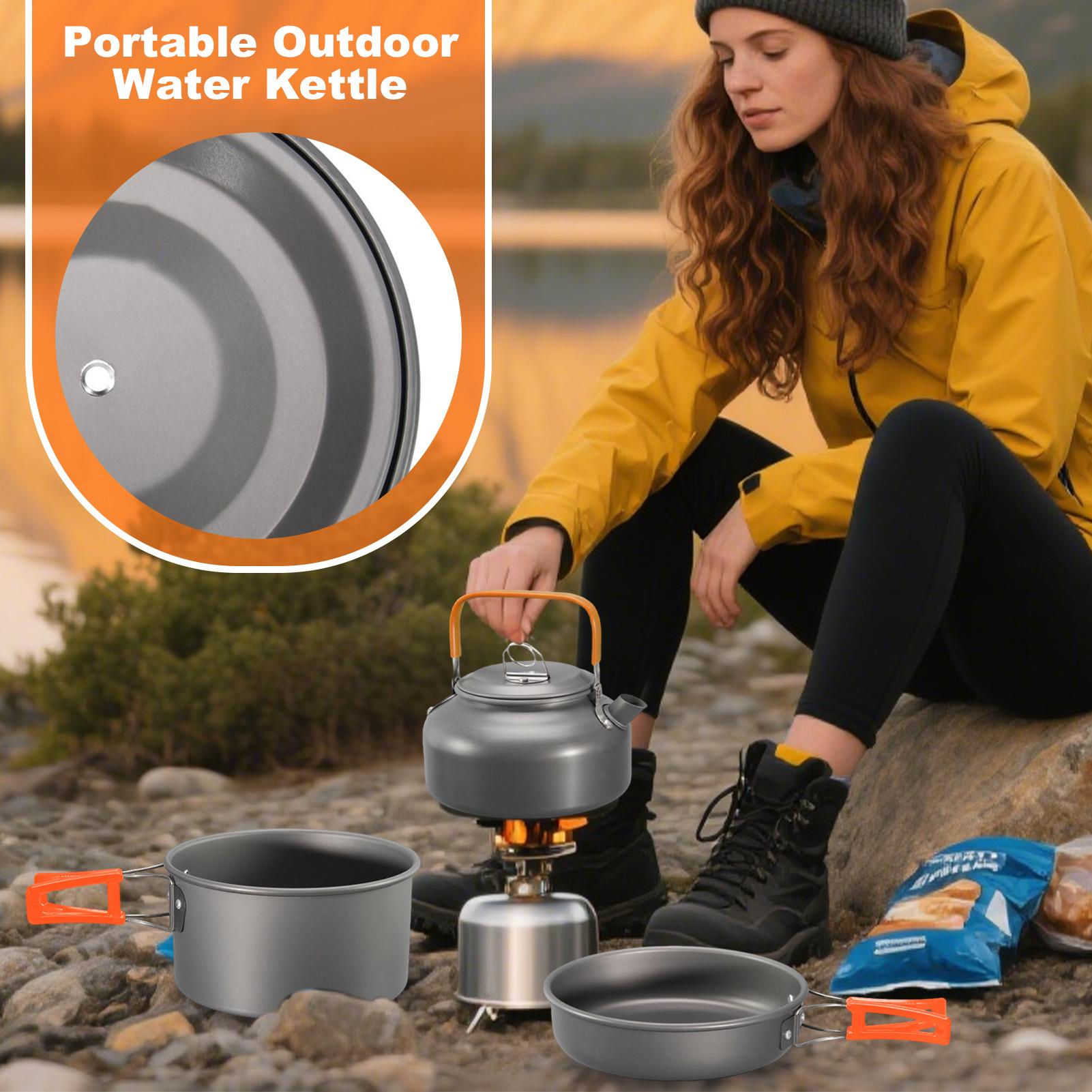Utensilios de cocina para acam - Camping Lightweight Cooking Pot reseña y precio