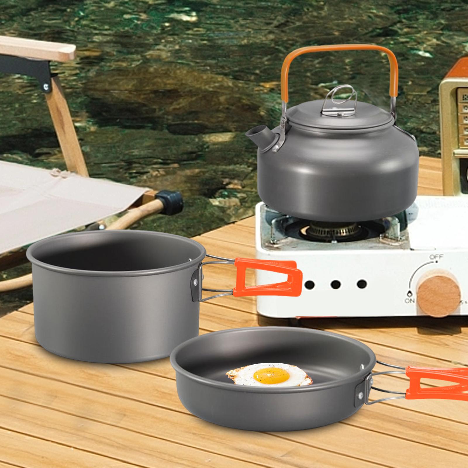 Utensilios de cocina para acam - Camping Lightweight Cooking Pot reseña y precio