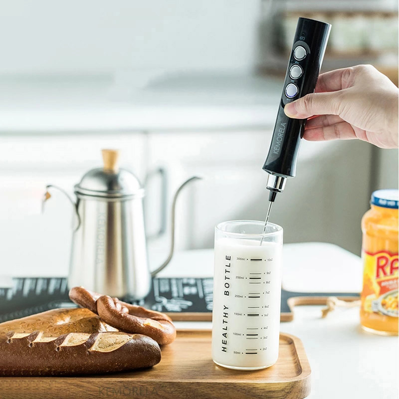 Espumador de leche eléctrico,  - Pocket Coffee Maker reseña y precio