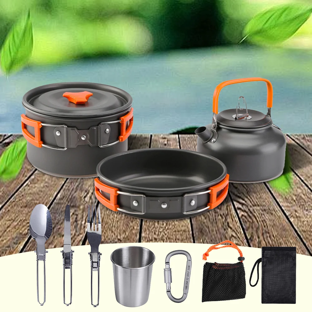 Kit de utensilios de cocina pa - Camping Lightweight Cooking Pot reseña y precio