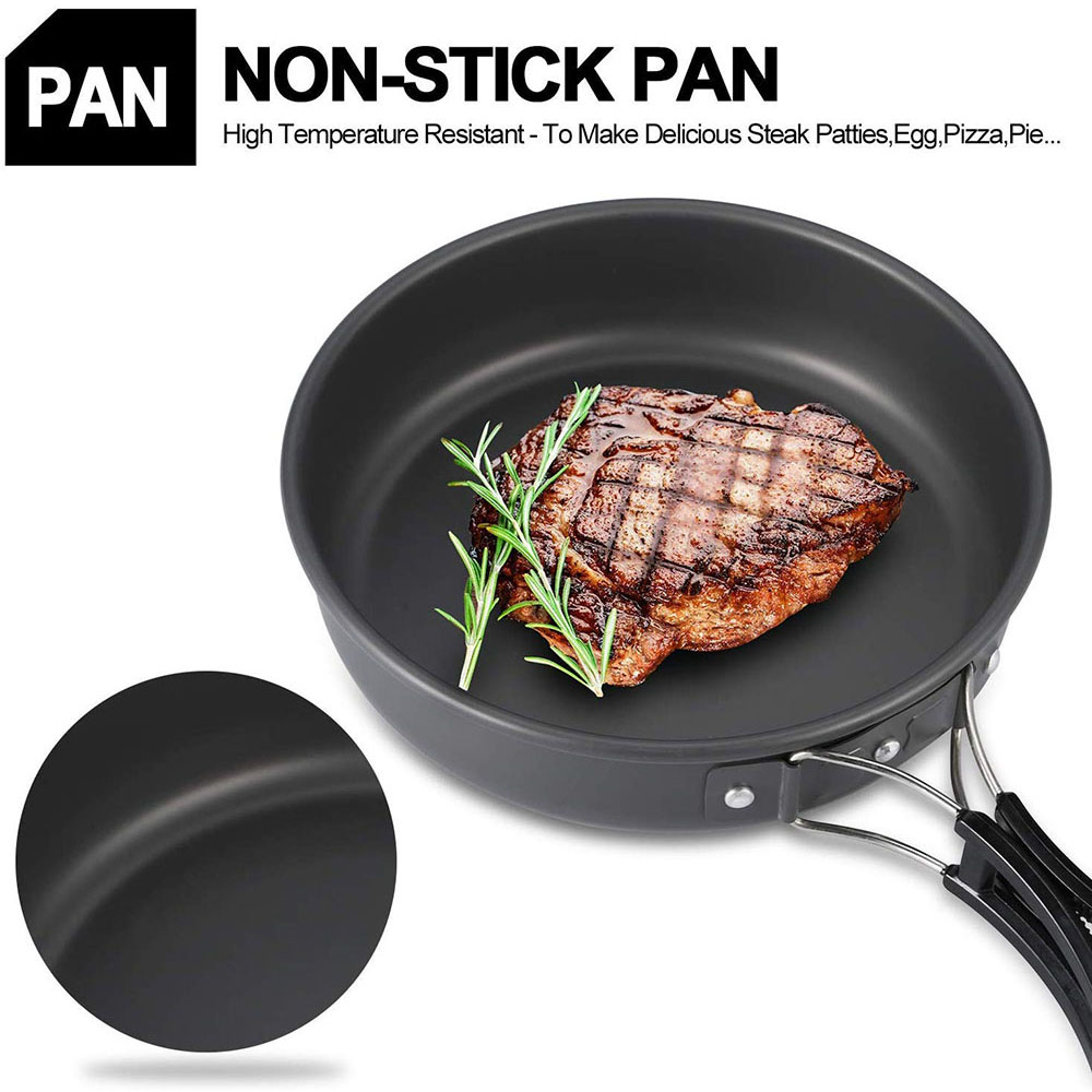 Juego de utensilios de cocina  - Camping Outdoor Cooking Equipment reseña y precio