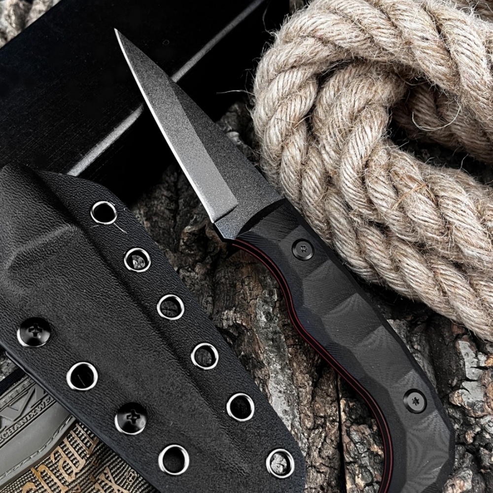 Cuchillo Recto para Acampar y  - Camping Cooking Knife With Sheath reseña y precio