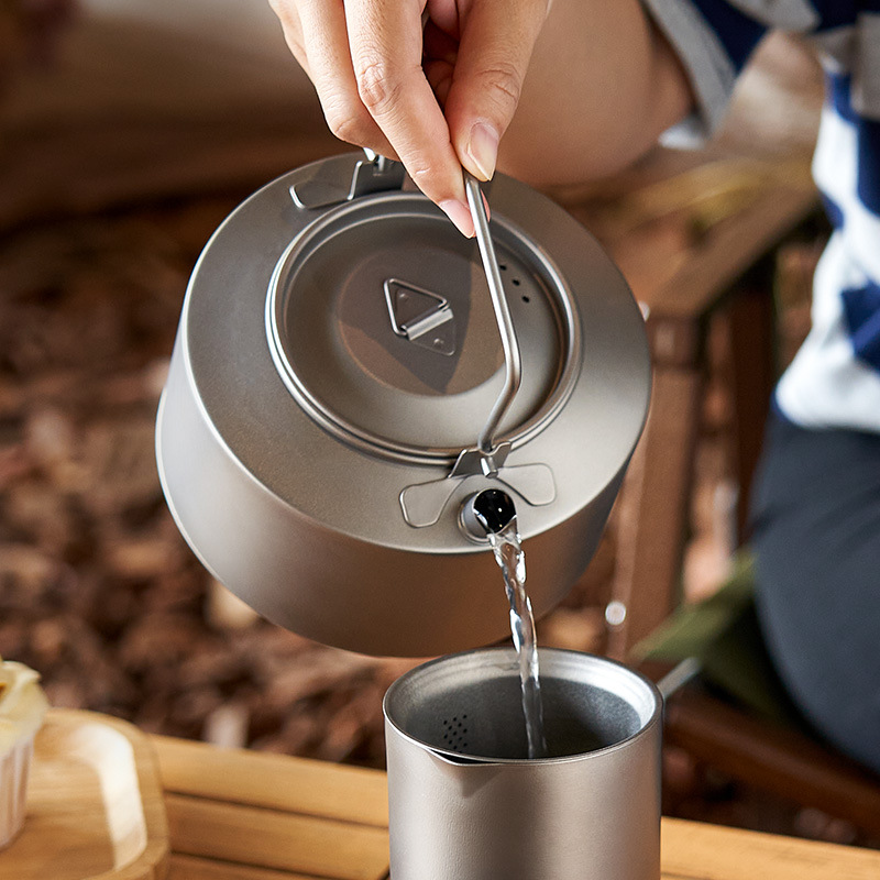 Hervidor de agua para acampar, - Camping Cooking Can reseña y precio