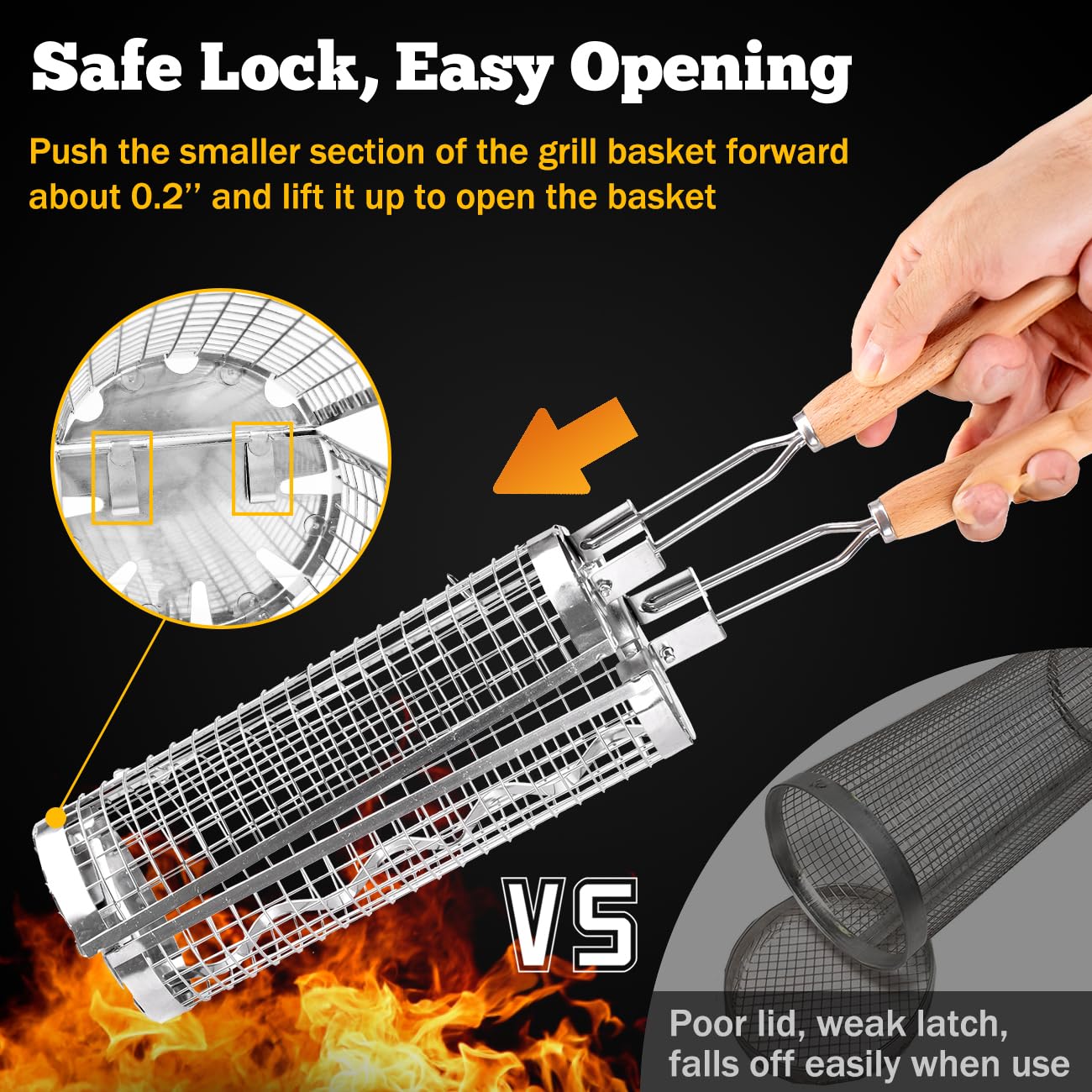 BUYYES-cesta rodante para parr - Camping Cooking Youtube reseña y precio